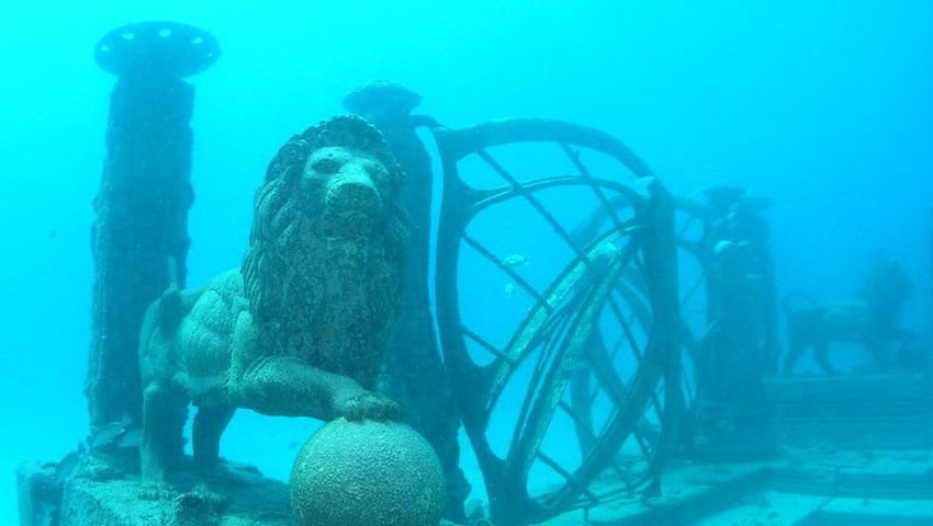 No mundo subaquático de Key Biscayne se encontra um local inspirado na Atlântida (Foto: Matthew Hoelscher/Flickr)