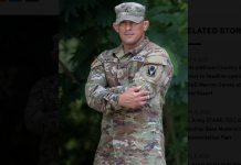Elioenai Campos é membro do 1-167º Batalhão de Infantaria da Guarda Nacional do Alabama (foto: US Army)