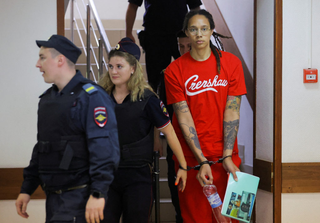 Brittney Griner foi presa por posse de drogas e contrabando (Foto: REUTERS/Evgenia Novozhenina)