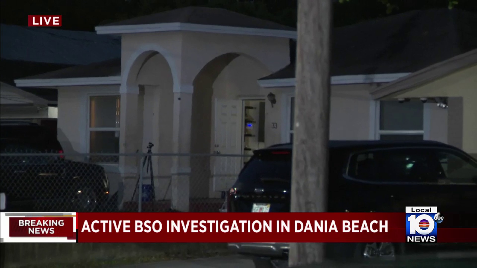 A polícia de Broward pede que quem tiver alguma informação sobre o incidente, entre em contato com o BSO (Foto: NBC Miami)