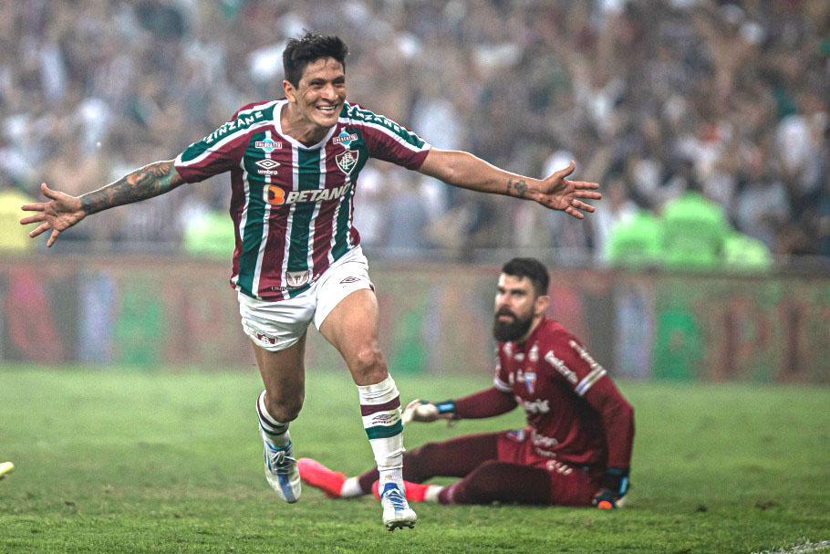 Germán Cano marcou o gol que deu a classificação ao Fluminense (Foto: Marcelo Gonçalves/Fluminense)