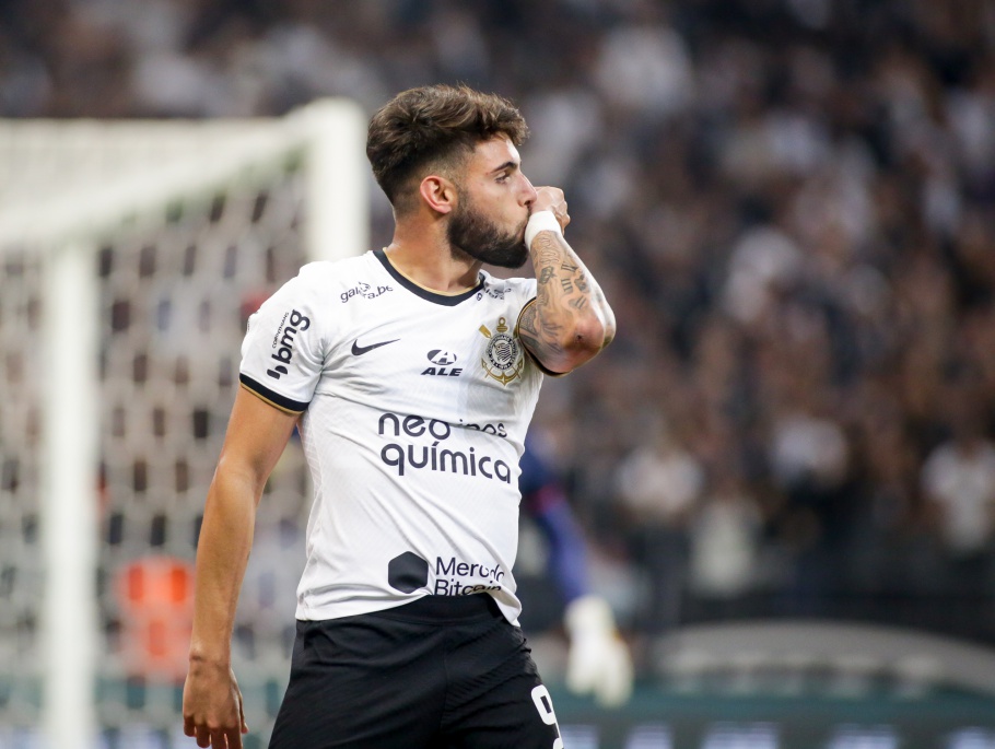 Yuri Alberto fez três gols no triunfo do Corinthians por 4 a 1 (Foto: Rodrigo Coca/Ag. Corinthians)