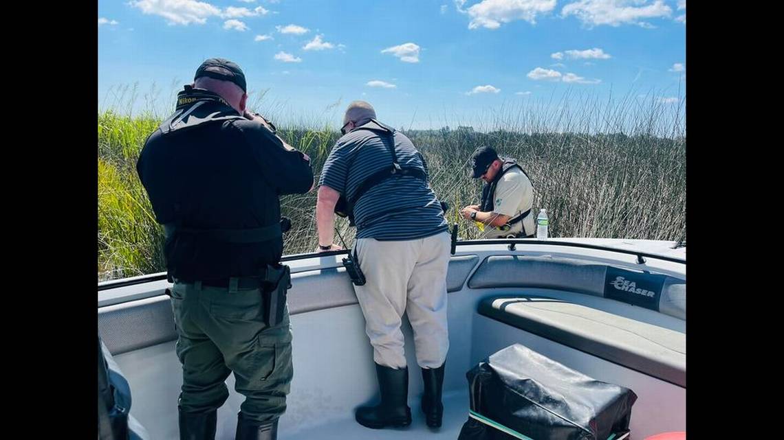 O corpo de uma mulher foi descoberto em um pântano no norte da Flórida e os investigadores ainda não têm certeza de sua identidade ou da causa da morte (Foto: Gabinete do xerife do condado de Nassau)