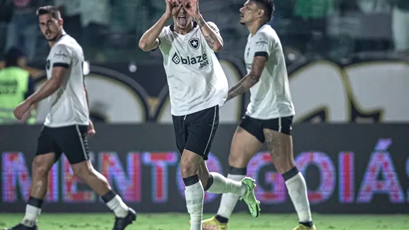 Gol de Del Piage no final definiu a partida em favor do Botafogo (Foto: AGIF)