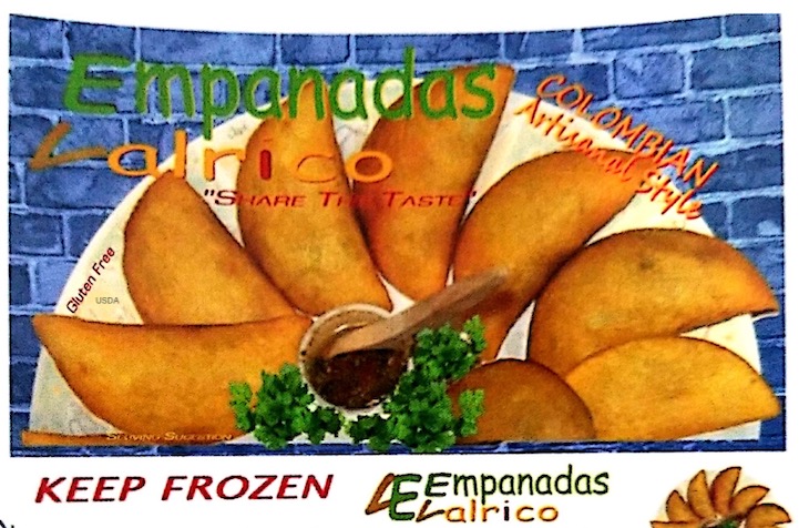 Caso você tenha comprado estas empanadas, devolva-as ao mercado no qual comprou para receber a restituição do dinheiro ou jogue-as no lixo (Foto: Divulgação)