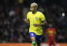 Richarlison chegou a seis gols nos últimos cinco jogos pela Seleção - é o vice-artilheiro nesse ciclo de Copa, atrás apenas de Neymar (Foto: Lucas Figueiredo/CBF)
