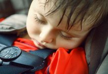 Uma hora trancada em carro sob alta temperatura pode matar uma criança (Foto: WABC TV)