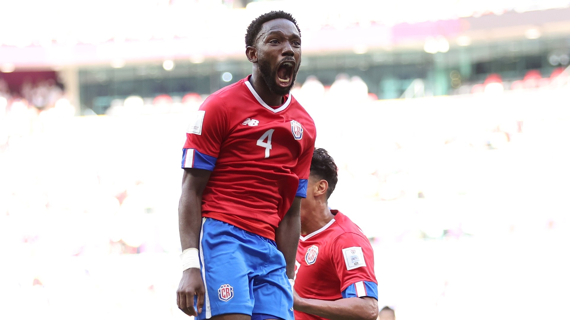 Keysher Fuller marcou o gol da vitória da Costa Rica sobre o Japão no único chute desferido pelos centro-americanos em toda partida (Foto: goal.com)