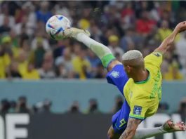 Richarlison foi autor dos dois gols brasileiros sobre a Sérvia – o segundo foi o mais bonito da primeira rodada da Fase de Grupos (Foto: fifa.com)