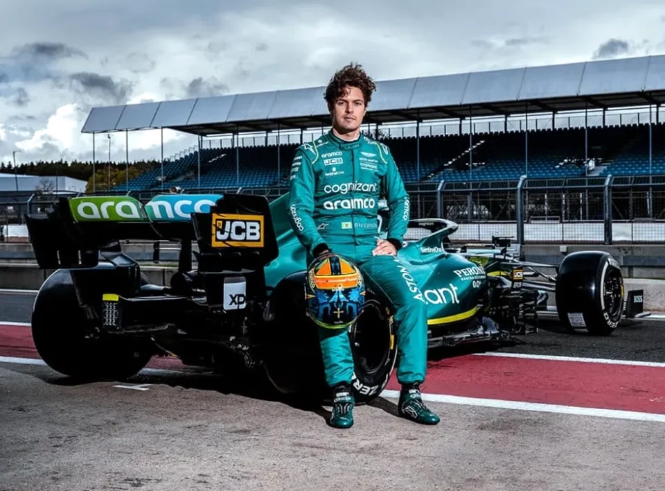 Felipe Drugovich foi campeão da Fórmula 2 no ano passado (Foto: Divulgação/Aston Martin)