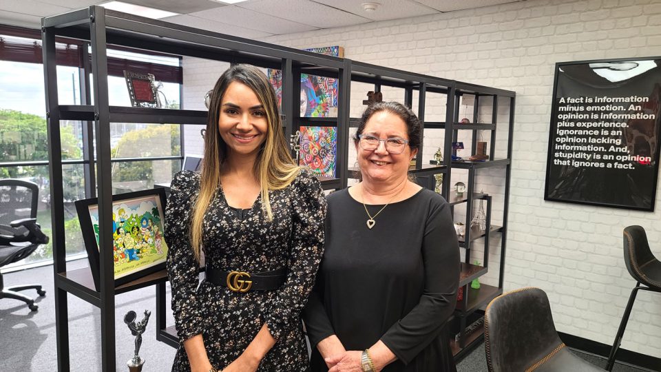 Lorrane Nascimento e Mary Arnaud (Foto: AcheiUSA)