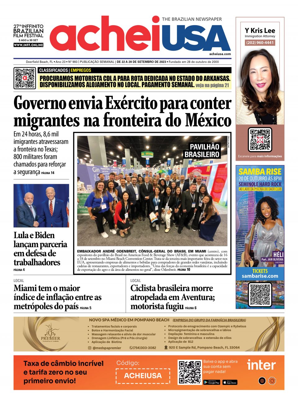 Capa do AcheiUSA 993