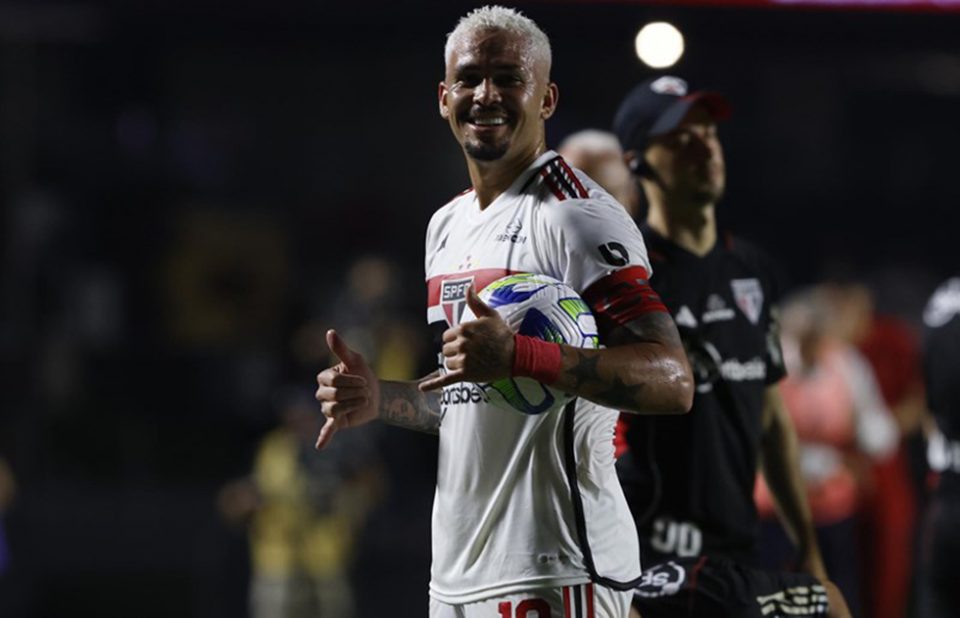 : Luciano marcou o único gol da partida na vitória do São Paulo sobre o Flamengo (Foto: Rubens Chiri/SPFC)