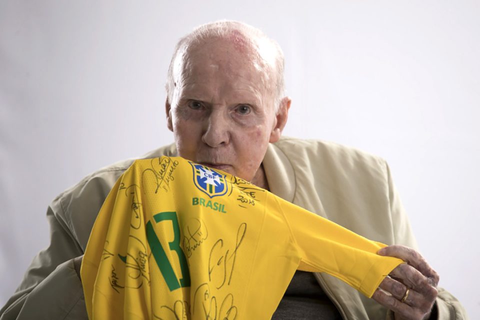 Zagallo foi o único tetracampeão do mundo (Foto: Lucas Figueiredo/CBF)