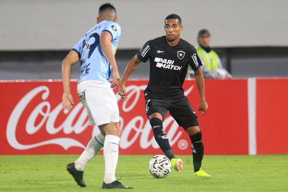 O Botafogo mais uma vez foi castigado ao tomar um gol nos minutos finais da partida (Foto: Vitor Silva/Botafogo)