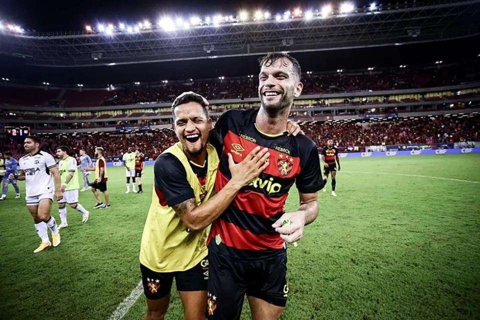 Rafael Thyere marcou um dos gols na vitória de 2 a 1 sobre o Ceará (Foto: Sport Clube do Recife)