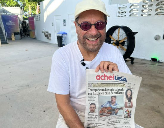 Bosco e o AcheiUSA, antes do show em Miami (Foto: AcheiUSA)