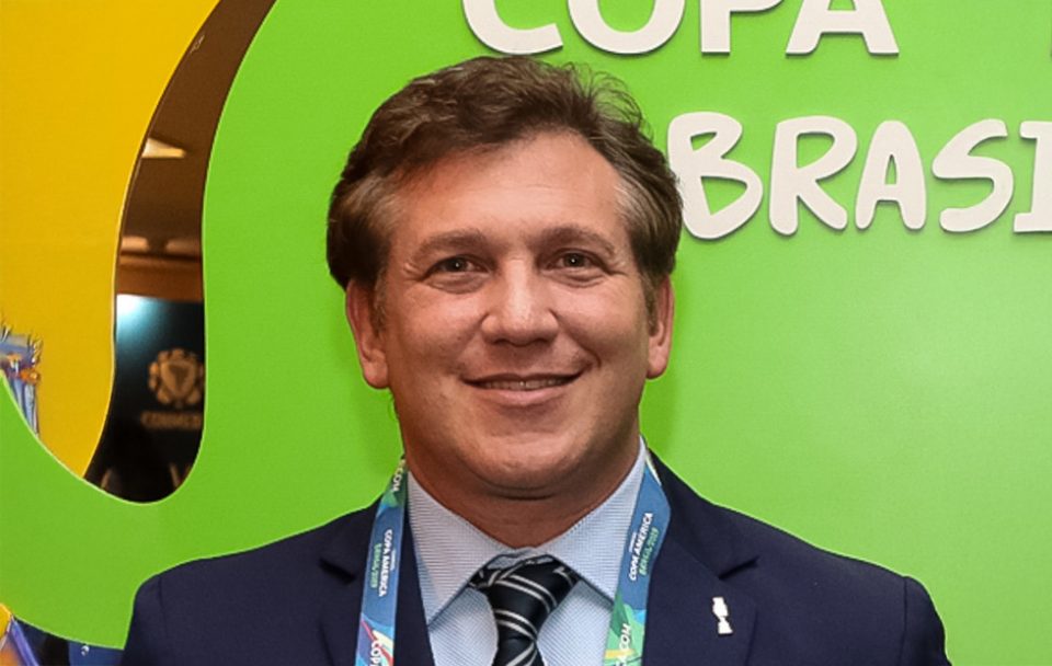 Alejandro Domínguez, presidente da Conmebol: “Ninguém deve ficar de fora da festa do centenário do Mundial” (Foto: Marcos Corrêa/Wikimedia)