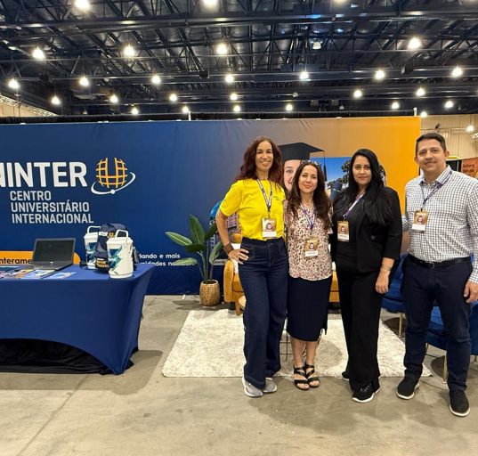 Equipe Uninter USA: Isabel Flores, Elisangela Libby, Flavia Andrade e Fabiano Ozique