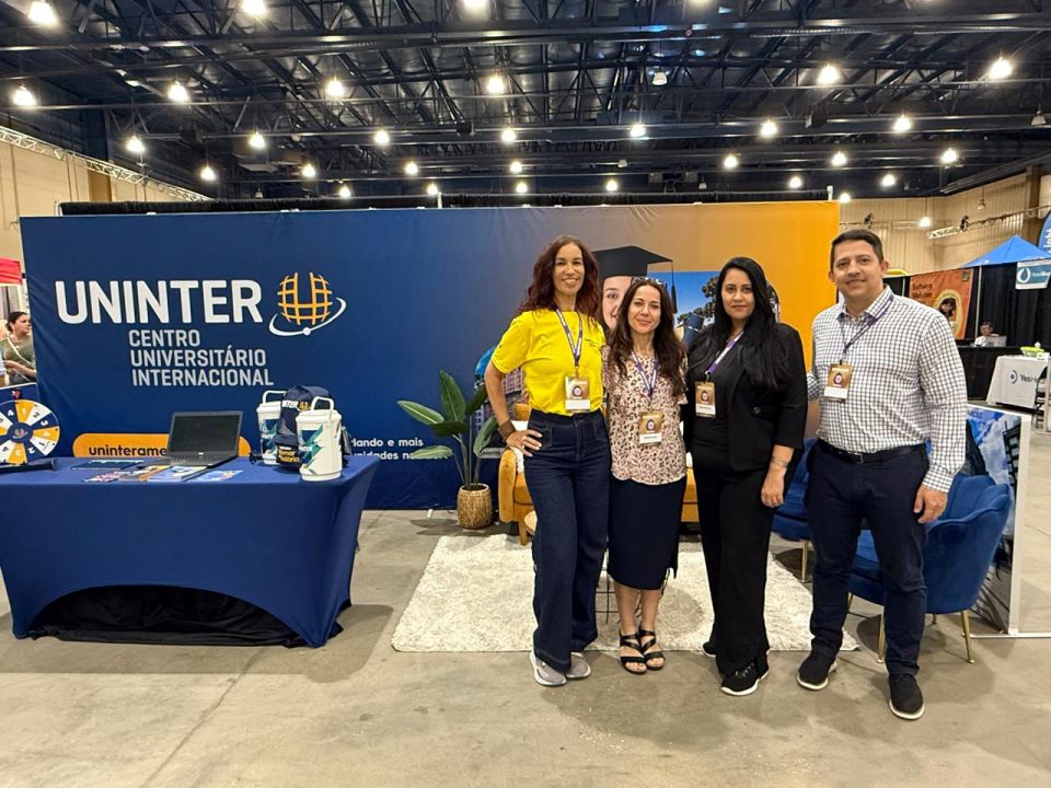 Equipe Uninter USA: Isabel Flores, Elisangela Libby, Flavia Andrade e Fabiano Ozique