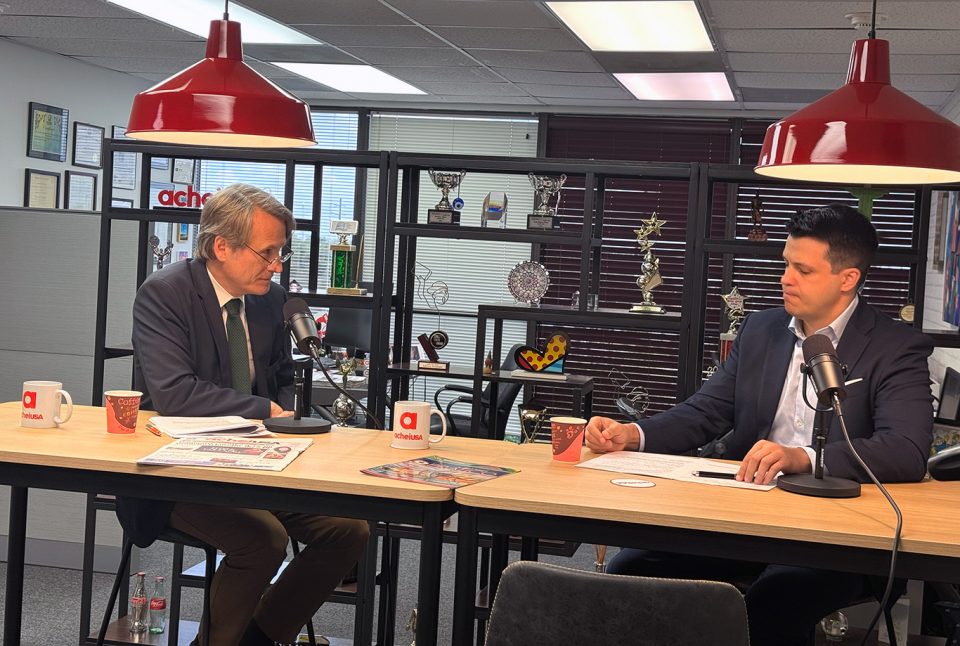 O embaixador André Odenbreit, cônsul-geral do Brasil em Miami, é o entrevistado de Marson Cunha, presidente da Brazilian-American Chamber of Commerce of Florida (BACCF)
