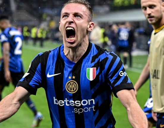 A Inter de Milão, do herói Frattesi, fará a final da Champions League contra o PSG (Foto: Gribaudi/Creative Commons)
