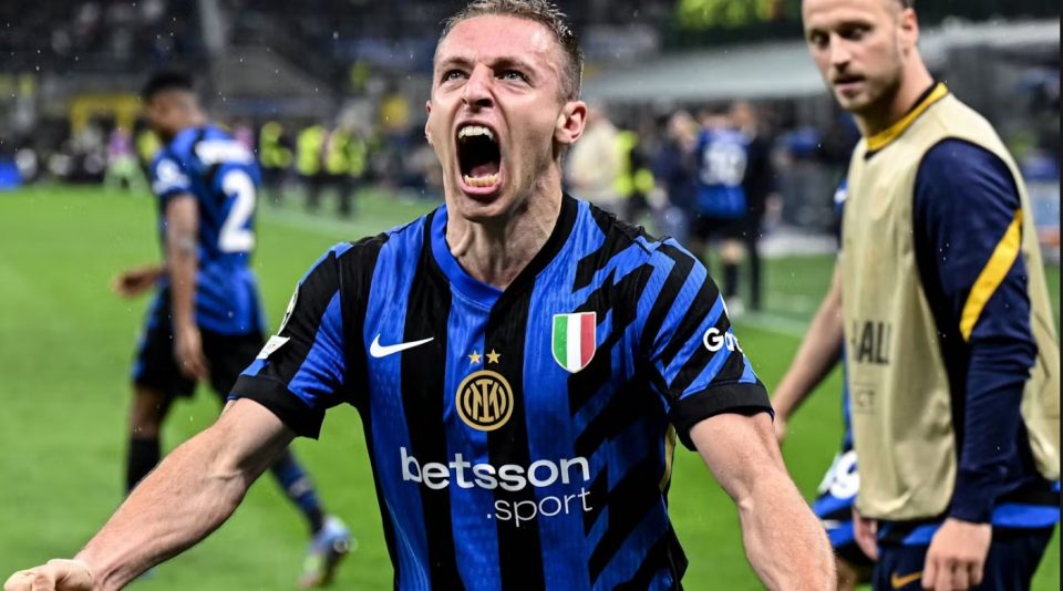 A Inter de Milão, do herói Frattesi, fará a final da Champions League contra o PSG (Foto: Gribaudi/Creative Commons)