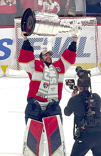 Sergei Bobrovsky é um dos destaque do Panthers, atual campeão da NHL (Foto: Adam K. Goodman/Wikimedia)
