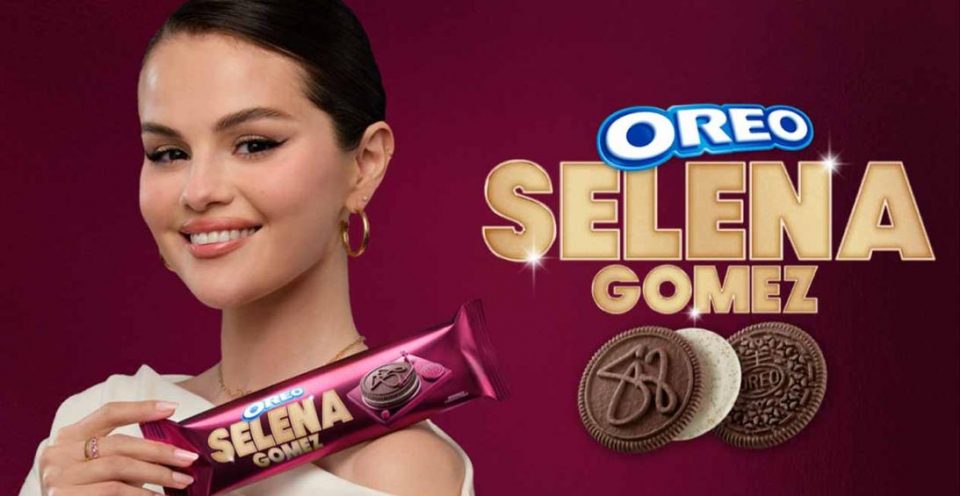 Parte da receita da venda do novo Oreo será destinada ao Rare Impact Fund, fundo de apoio à saúde mental criado por Selena em 2020 (Foto: Divulgação)