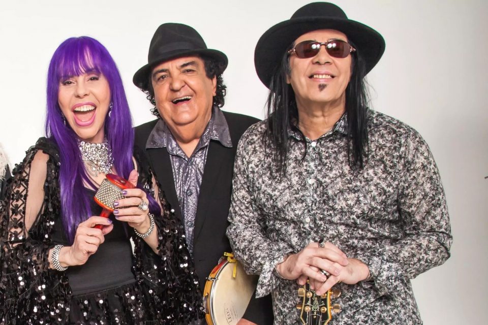 No palco estarão os membros originais Baby do Brasil, Pepeu Gomes e Paulinho Boca de Cantor cantando sucessos como “A Menina Dança” (Foto: Divulgação)