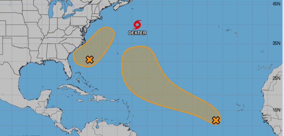 Os meteorologistas alertam para instabilidade no centro e sul da Flórida, e orientam a população costeira a acompanhar os boletins oficiais (Foto: NHC)