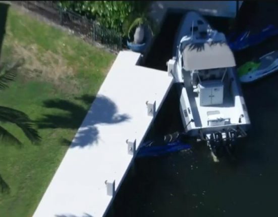 No ano passado, ocorreram 149 acidentes envolvendo motos aquáticas na Flórida, resultando em 12 mortes. No condado de Broward, foram registrados dois incidentes, com duas pessoas feridas (Foto: Reprodução TV)
