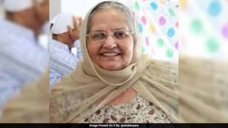 Harjit Kaur (Foto: Cortesia da família Kaur X-Shakkpara)