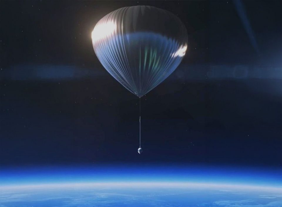 Partindo de uma plataforma em Cabo Canaveral (Flórida), cada viagem terá duração aproximada de seis horas, incluindo subida, permanência na estratosfera e descida controlada (Foto: Reprodução/Space Perspective)