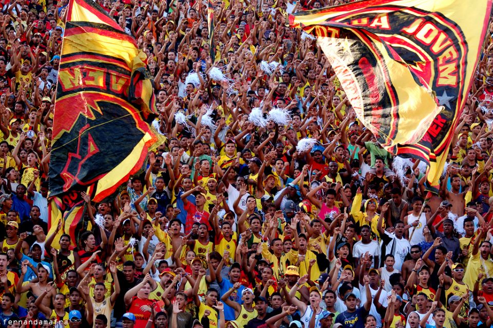 O Sport, que tem a maior torcida entre os clubes do Nordeste, é o lanterna do Brasileirão desde a 3ª rodada (Foto: Fernanda Mafra/Wikimedia)