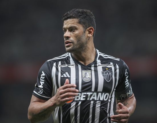 Hulk marcou um gol, após mais de dois meses sem balançar as redes, e o Atlético-MG está na final da Sul-Americana (Foto: Pedro Souza/Clube Atlético Mineiro/Flickr)