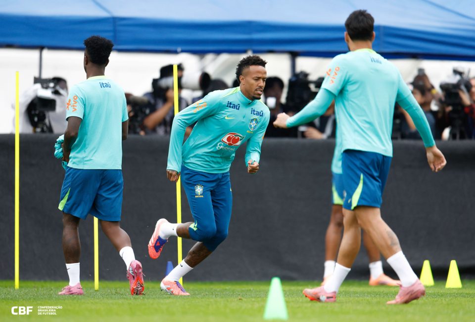 O Brasil, que terá a volta de Militão ao time titular, vai enfrentar a Coreia do Sul e o Japão (Foto: Rafael Ribeiro/CBF)