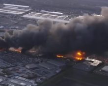 A National Transportation Safety Board (NTSB) em conjunto com a Federal Aviation Administration (FAA) estão investigando as causas do acidente. Louisville abriga um dos maiores hubs logísticos da UPS no mundo (Foto: Reprodução TV)