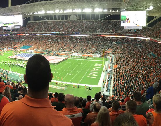 A final será no Hard Rock Stadium, casa do Miami Hurricanes (Foto: Wikimedia)