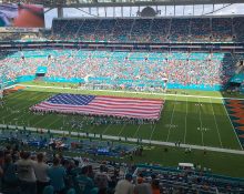 A final será no Hard Rock Stadium, casa do Miami Hurricanes (Foto: Esterliz Nunes)