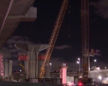 A obra da I-395 faz parte de um amplo projeto de modernização viária em Miami, com impacto direto no trânsito e no desenvolvimento da região (Foto: Reprodução TV)