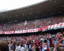 A torcida do Flamengo teve este ano motivos de sobra para comemorar (Foto: Van Diijck/Wikimedia)