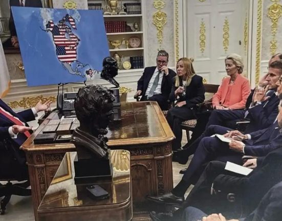 O uso de imagens geradas por inteligência artificial nesse contexto também levanta questionamentos sobre o papel das novas tecnologias na comunicação política e na diplomacia contemporânea (Foto: Reprodução redes sociais)