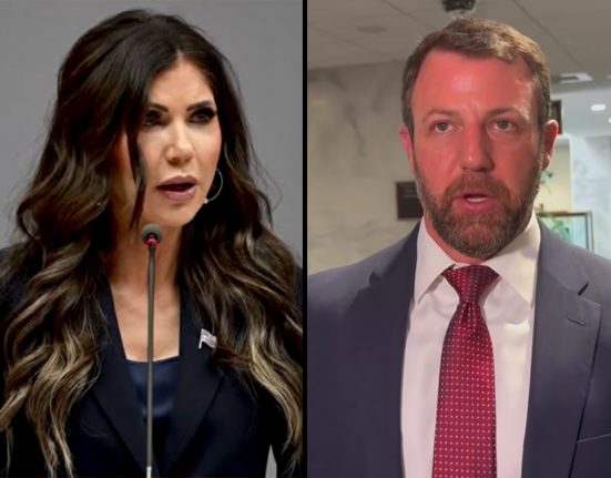 Donald Trump demitiu Kristi Noem do cargo de diretora do Department of Homeland Security, e anunciou seu substituto, o senador Republicano por Oklahoma Markwayne Mullin (Foto: Youtube)