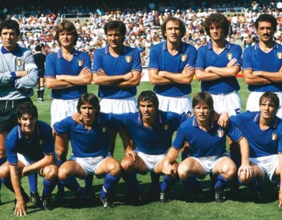 A seleção italiana que venceu a Copa do Mundo de 1982 na Espanha (Foto: Wikipedia)