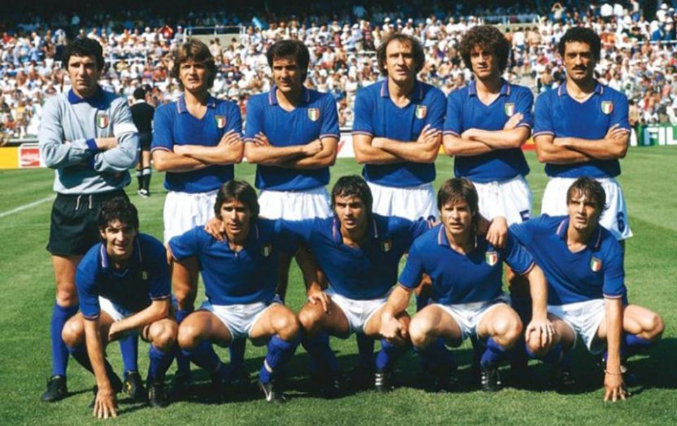 A seleção italiana que venceu a Copa do Mundo de 1982 na Espanha (Foto: Wikipedia)