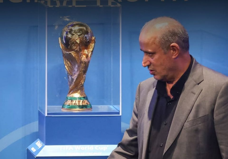 O presidente da Federação Iraniana de Futebol, Mehdi Taj, teme pela segurança de jogadores e torcedores (Foto: Facebook)