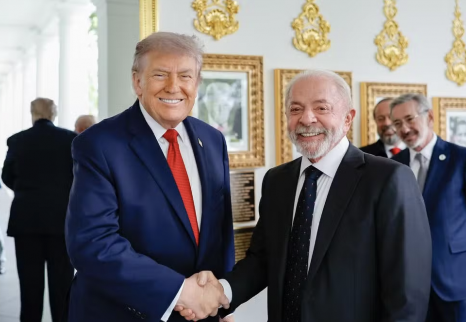 Presidentes reuniram-se por mais de três horas no Salão Oval (Foto: Presidência da República do Brasil)