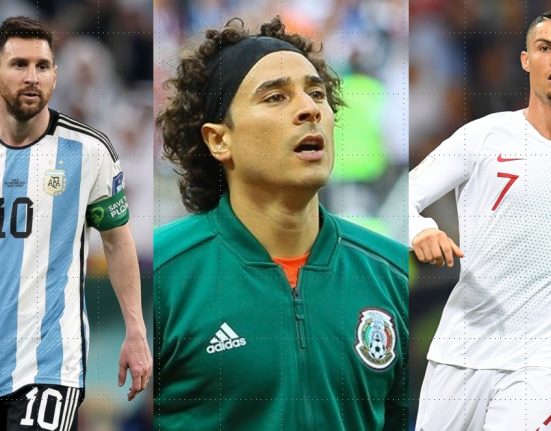 Messi, Ochoa e Cristiano Ronaldo serão os primeiros jogadores da história com participação em seis mundiais (Foto: Wikimedia)