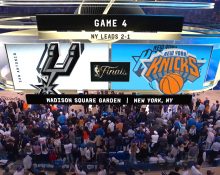 O Madison Square Garden, em Nova York, teve uma noite histórica, com a maior “virada” em jogos nas finais da liga profissional de basquete norte-americana (Foto: Youtube)